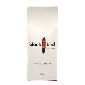 Coffee Blackbird Garana Blend Bag Front View