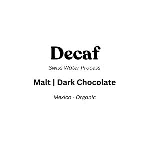 Coffee NQ Blend Decaf Label